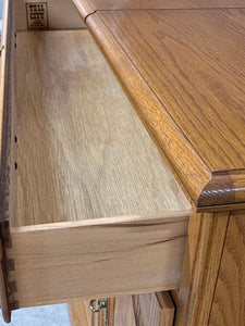 Tell City Oak Buffet Server