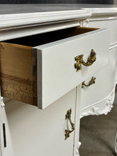 Load image into Gallery viewer, Vintage French Provincial White Painted Sideboard