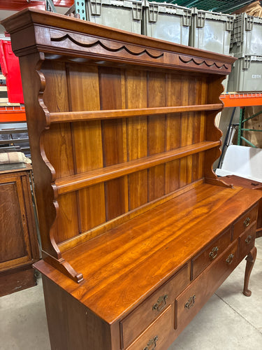 L. & J.G. Stickley Cherry Sideboard With Hutch Top
