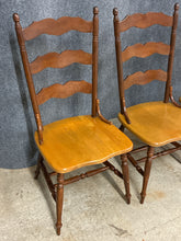 Load image into Gallery viewer, Set of 4 Made In Canada Two-Tone Dining Chairs