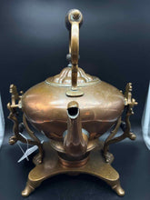 Load image into Gallery viewer, 4 Piece Copper Brass Vintage Tea/Coffee Pot