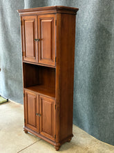 Load image into Gallery viewer, Traditional Cherry Finish Tall Storage Cabinet