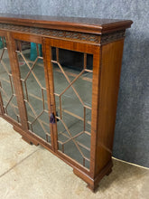 Load image into Gallery viewer, English Mahogany Four-Door Library Bookcase
