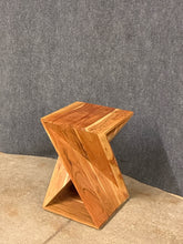Load image into Gallery viewer, Rustic Modern Geometric End Table