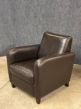 Load image into Gallery viewer, Brown Leather Arm Chair