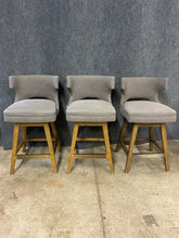 Load image into Gallery viewer, Set of 3 "Four Hands" Task Swivel Counter Height Stools