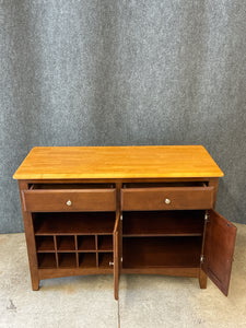 Buffet Server with Wine Storage
