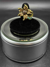 Load image into Gallery viewer, Heidi Daus Crystal Goldtone Ring