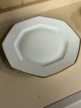 Load image into Gallery viewer, Limoges Gold Trim White 12 Piece Plates