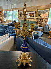 Load image into Gallery viewer, 4 Piece Brass Candle/Candleholder