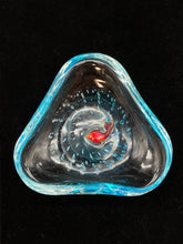 Load image into Gallery viewer, Murano Glass Turquoise Trinket dish