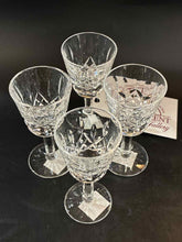 Load image into Gallery viewer, 4 Piece Waterford Lismore Crystal Glasses