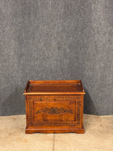 Load image into Gallery viewer, Floral Carved Shoe Storage Cabinet