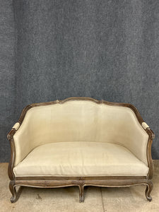 French Provincial Style Grey Settee