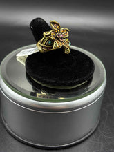 Load image into Gallery viewer, Heidi Daus Crystal Goldtone Ring
