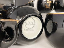 Load image into Gallery viewer, 11 Piece Hall Pottery Black Beverage Set