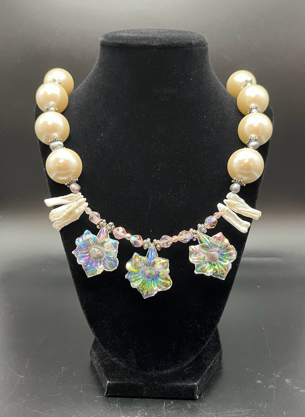 Sterling Silver Beaded Necklace