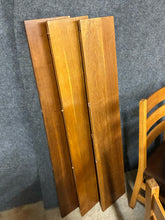 Load image into Gallery viewer, Stickley Mission Oak Round Extension Dining Table with 6 Chairs &amp; 3 Leaves