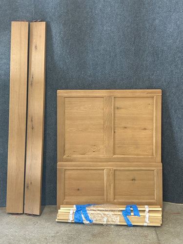Pottery Barn Kids Tucker Twin Bed in Smoked Oak finish