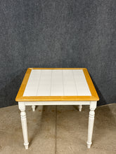 Load image into Gallery viewer, White Tile Top Dining Table