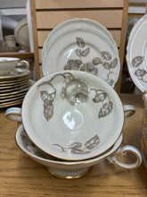 Load image into Gallery viewer, Castleton Gold Trim Floral Dinnerware set