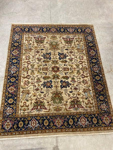 Amer Antiquity ANQ-8 Hand-Knotted Tan Area Rug