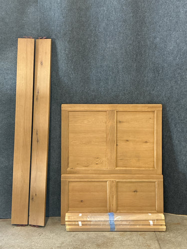 Pottery Barn Kids Tucker Twin Bed in Smoked Oak finish