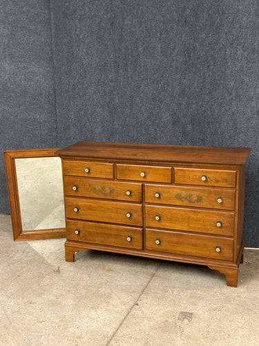 Hitchcock 9-Drawer Dresser With Mirror