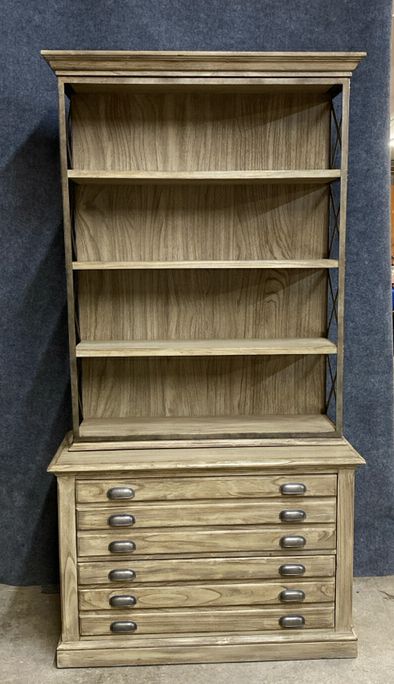 Sligh Barton Creek Johnson File Chest With Bookcase