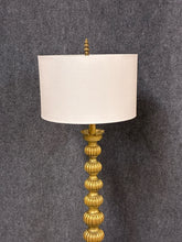 Load image into Gallery viewer, Hollywood Regency Neoclassical Gilt Metal Floor Lamp
