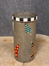 Load image into Gallery viewer, Vintage Dairy Canister Painted Umbrellas