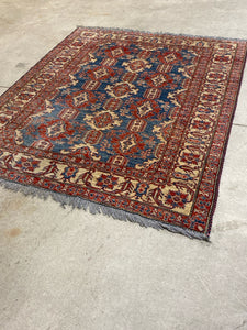 Hand-Knotted Wool Area Rug Made In Pakistan