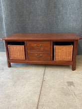 Load image into Gallery viewer, Lexington Cherry Coffee Table with Storage Baskets