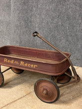 Load image into Gallery viewer, Vintage Red Racer Wagon with Original Patina