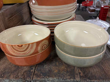 Load image into Gallery viewer, Denby Pottery Olive Orange-Red 16 Piece Swirl Creamer and/or Sugar