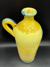 Load image into Gallery viewer, Hand-Painted Art Pottery Floral Bottle Vase