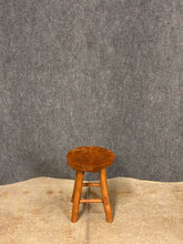 Load image into Gallery viewer, Rustic Solid Wood Round Stool