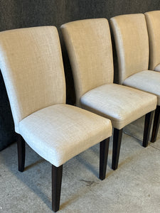 Set of 4 Upholstered Parsons Dining Chairs