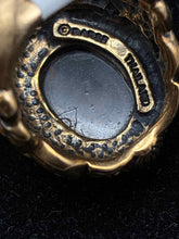 Load image into Gallery viewer, Barse Onyx Goldtone Ring