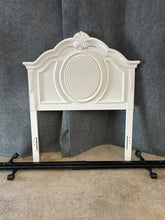 Load image into Gallery viewer, White Twin Headboard with Metal Frame