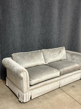 Load image into Gallery viewer, Traditional Rolled Arm Sofa in Light Neutral Upholstery