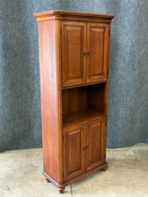 Load image into Gallery viewer, Traditional Cherry Finish Tall Storage Cabinet
