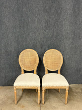 Load image into Gallery viewer, Pair of Cane-Back Side Chairs