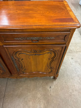 Load image into Gallery viewer, French Provincial Louis XV Style Carved Cherry Sideboard Buffet