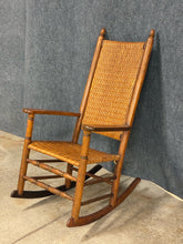 Load image into Gallery viewer, Colonial Style Woven Rush Rocker