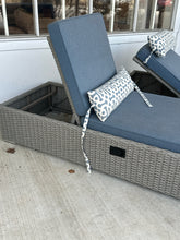 Load image into Gallery viewer, Resin Wicker Outdoor Reclining Sun Lounger