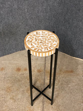 Load image into Gallery viewer, Round Decorative Inlay Plant Stand
