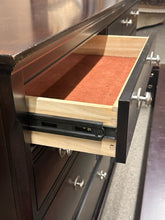 Load image into Gallery viewer, Transitional 10 Drawer Dresser in Dark Espresso Finish