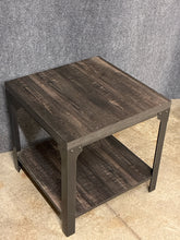 Load image into Gallery viewer, Rustic Industrial Side Table