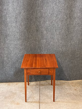 Load image into Gallery viewer, Brown Street Furniture Shaker Style Cherry Side Table with 1 Drawer